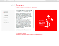 Webseite der privaten HNO-Praxis Tatjana von Stackelberg